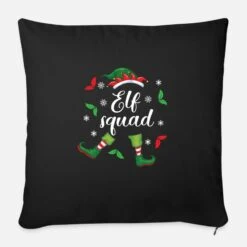 'Elf Squad - Funny Family Matching Christmas | Xmas' Sofa Pillow With Filling 45cm X 45cm | Spreadshirt -Premier Home Living Shop elf squad funny family matching christmas xmas pillowcase 173 x 173 45 x 45 cm 3