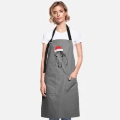 'Funny Christmas Horse Retro For Horse Lovers' Apron | Spreadshirt