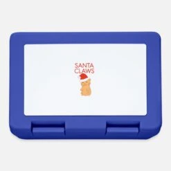 'Funny Santa Claws Cute Cat Merry Christmas Ironic' Lunchbox | Spreadshirt -Premier Home Living Shop funny santa claws cute cat merry christmas ironic lunchbox 2
