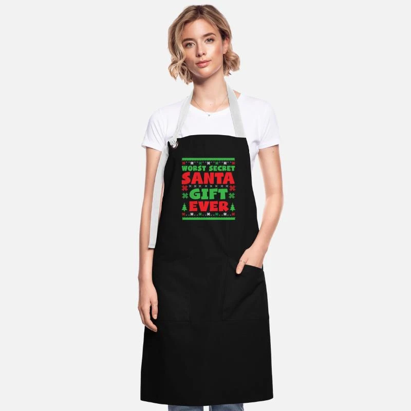 'Funny Secret Santa Christmas Xmas Apparel' Apron | Spreadshirt 3 'Funny Secret Santa Christmas Xmas Apparel' Apron | Spreadshirt