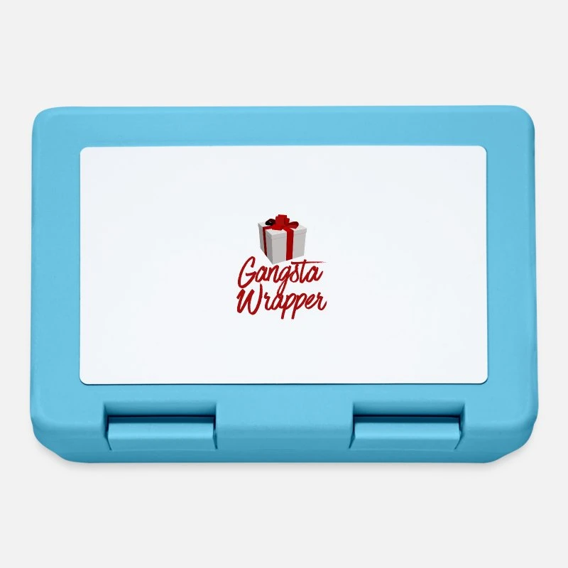 'Gangsta Wrapper Funny Gift Wrap Christmas Holiday' Lunchbox | Spreadshirt 5 'Gangsta Wrapper Funny Gift Wrap Christmas Holiday' Lunchbox | Spreadshirt - Image 3