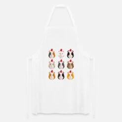 'Guinea Pig Christmas Santa Claus Hat' Apron | Spreadshirt -Premier Home Living Shop guinea pig christmas santa claus hat apron 4