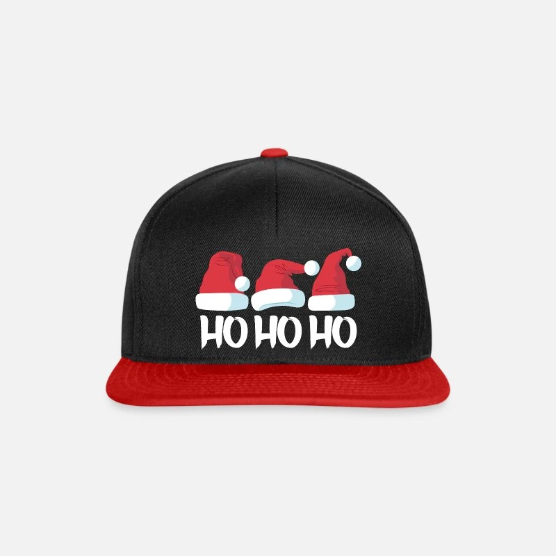 BEECHFIELD 'HO HO HO The Three Christmas Hats' Snapback Cap | Spreadshirt 5 BEECHFIELD 'HO HO HO The Three Christmas Hats' Snapback Cap | Spreadshirt - Image 3