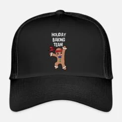 BEECHFIELD 'Holiday Baking Team Christmas Gift Winter Merry Christmas Gift' Trucker Cap | Spreadshirt -Premier Home Living Shop holiday baking team christmas gift winter merry christmas gift snapback cap 3
