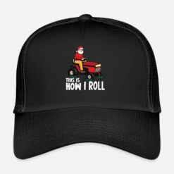 BEECHFIELD 'Lawn Mower Santa Claus Man Christmas Gift' Trucker Cap | Spreadshirt