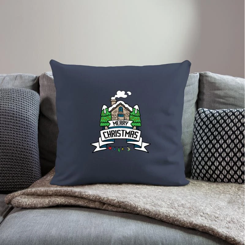'Merry Christmas Gift Idea' Pillowcase 17,3'' X 17,3'' (45 X 45 Cm) | Spreadshirt 4 'Merry Christmas Gift Idea' Pillowcase 17,3'' X 17,3'' (45 X 45 Cm) | Spreadshirt - Image 2