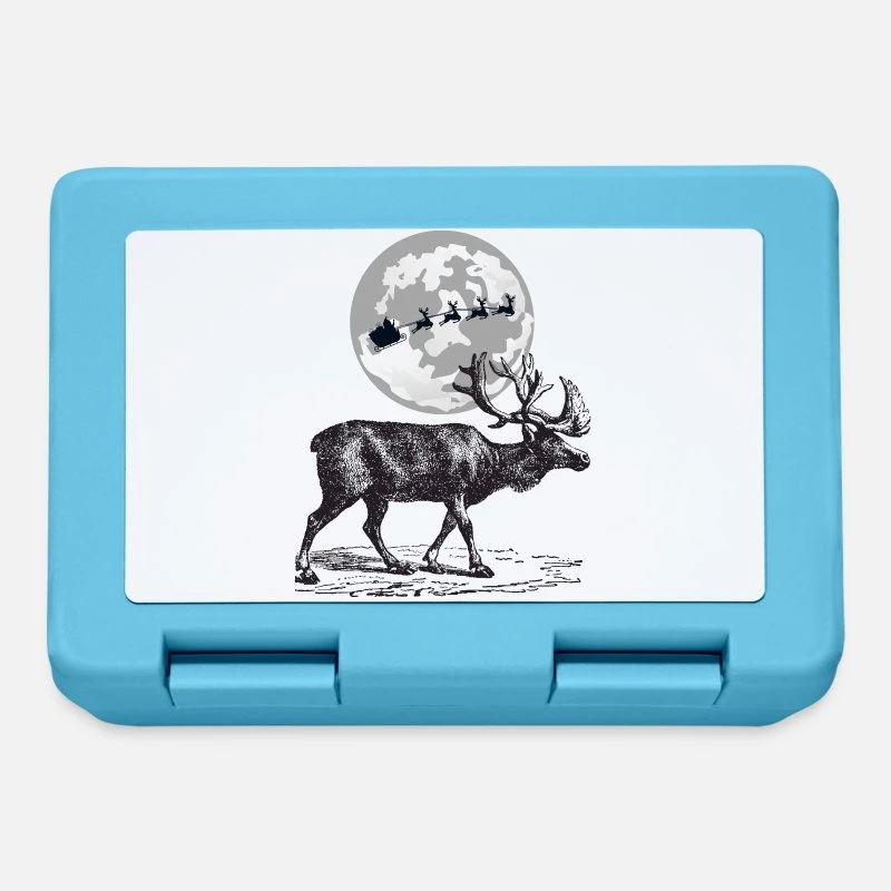 'Merry Christmas Grey' Lunchbox | Spreadshirt 5 'Merry Christmas Grey' Lunchbox | Spreadshirt - Image 3
