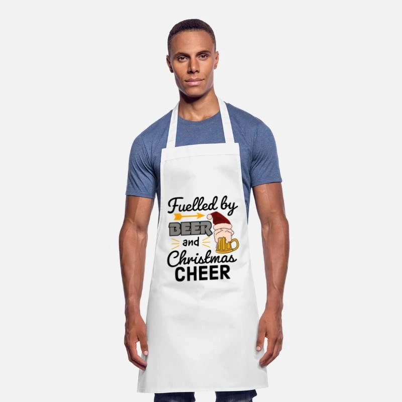 'Merry Christmas, Merry Christmas, Merry Christmas' Apron | Spreadshirt 4 'Merry Christmas, Merry Christmas, Merry Christmas' Apron | Spreadshirt - Image 2