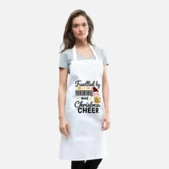 'Merry Christmas, Merry Christmas, Merry Christmas' Apron | Spreadshirt
