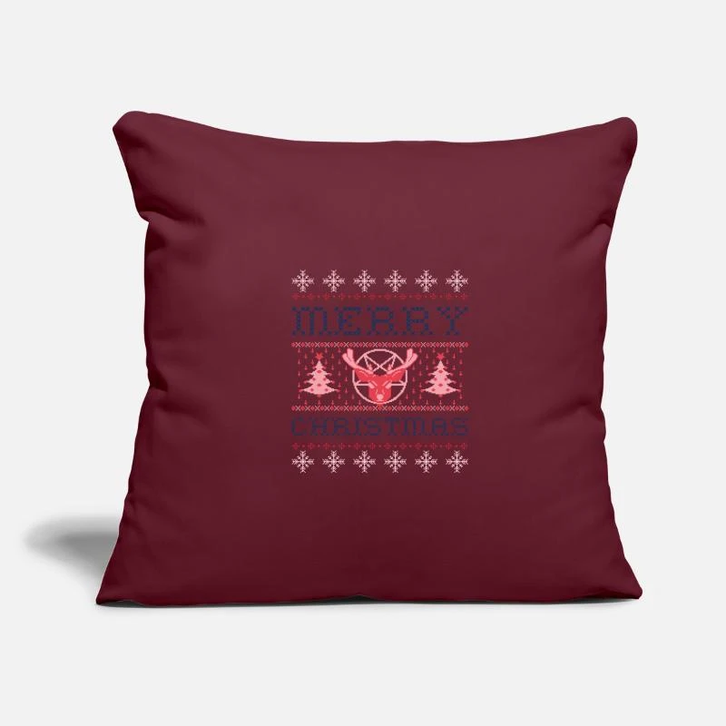 'Merry Christmas' Pillowcase 17,3'' X 17,3'' (45 X 45 Cm) | Spreadshirt 4 'Merry Christmas' Pillowcase 17,3'' X 17,3'' (45 X 45 Cm) | Spreadshirt - Image 2