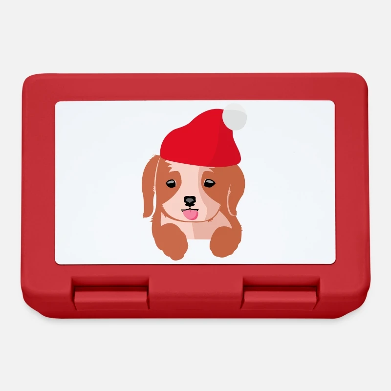 'Merry Christmas Puppy' Lunchbox | Spreadshirt 5 'Merry Christmas Puppy' Lunchbox | Spreadshirt - Image 3