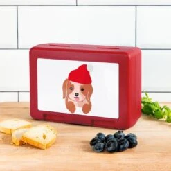 'Merry Christmas Puppy' Lunchbox | Spreadshirt