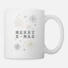 'Merry Christmas Snowflake' Mug | Spreadshirt -Premier Home Living Shop merry christmas snowflake mug