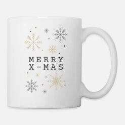'Merry Christmas Snowflake' Mug | Spreadshirt -Premier Home Living Shop merry christmas snowflake mug 7