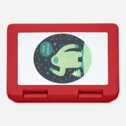 'Merry Christmas Yeti' Lunchbox | Spreadshirt -Premier Home Living Shop merry christmas yeti lunchbox 2