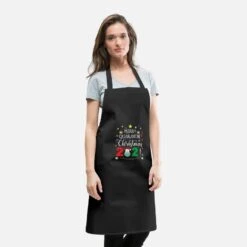 'Merry Quarantine Christmas 2021 - Funny' Apron | Spreadshirt