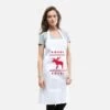 'moose Caribou Reindeer Deer Christmas Norwegian' Apron | Spreadshirt -Premier Home Living Shop moose caribou reindeer deer christmas norwegian apron