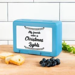 'My Favorite Color Is Christmas Lights Gift' Lunchbox | Spreadshirt