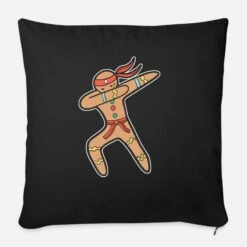 'Ninja Christmas Christmas Hat Gift' Pillowcase 17,3'' X 17,3'' (45 X 45 Cm) | Spreadshirt -Premier Home Living Shop ninja christmas christmas hat gift pillowcase 173 x 173 45 x 45 cm 3