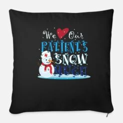 'Nurse Doctor Snow Christmas Present' Pillowcase 17,3'' X 17,3'' (45 X 45 Cm) | Spreadshirt -Premier Home Living Shop nurse doctor snow christmas present pillowcase 173 x 173 45 x 45 cm 3
