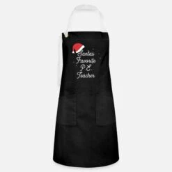 'PE Teacher Gym Christmas' Artisan Apron | Spreadshirt -Premier Home Living Shop pe teacher gym christmas apron 2