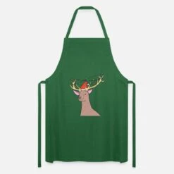 'Reindeer Christmas Hat December Gift Idea' Apron | Spreadshirt 12 'Reindeer Christmas Hat December Gift Idea' Apron | Spreadshirt -Premier Home Living Shop reindeer christmas hat december gift idea apron 4