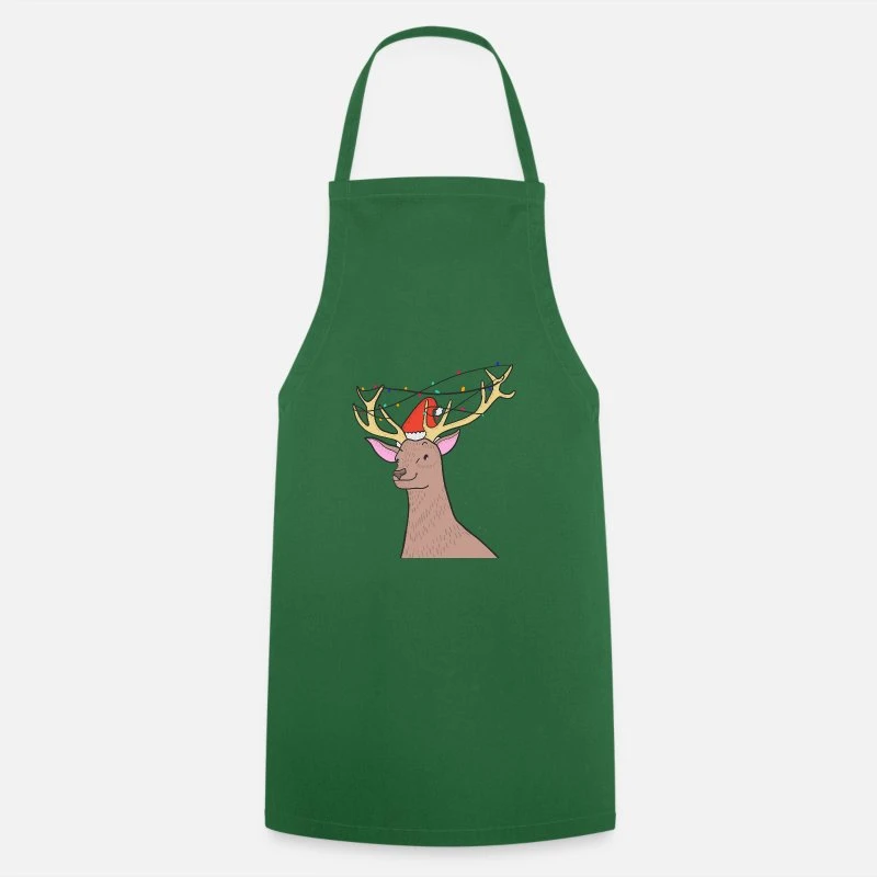 'Reindeer Christmas Hat December Gift Idea' Apron | Spreadshirt 8 'Reindeer Christmas Hat December Gift Idea' Apron | Spreadshirt - Image 6
