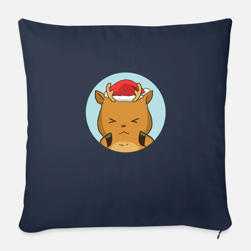 'Reindeer Cute Christmas Xmas Christmas' Pillowcase 17,3'' X 17,3'' (45 X 45 Cm) | Spreadshirt 6 'Reindeer Cute Christmas Xmas Christmas' Pillowcase 17,3'' X 17,3'' (45 X 45 Cm) | Spreadshirt - Image 4