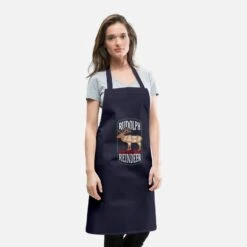 'Rudolph Reindeer - Christmas Cuts Of Meat' Apron | Spreadshirt