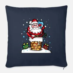 'Santa Claus Christmas Gift Idea' Pillowcase 17,3'' X 17,3'' (45 X 45 Cm) | Spreadshirt -Premier Home Living Shop santa claus christmas gift idea pillowcase 173 x 173 45 x 45 cm 3