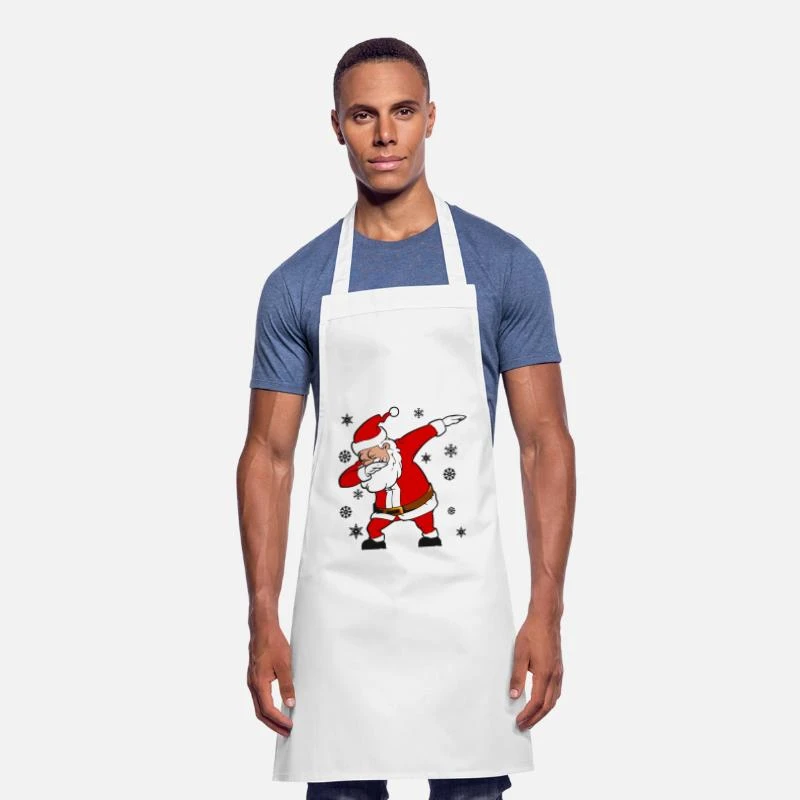 'Santa Dab Christmas Christmas Gift' Apron | Spreadshirt 4 'Santa Dab Christmas Christmas Gift' Apron | Spreadshirt - Image 2