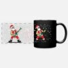 'Santa Playing Guitar. Heavy Metal Christmas' Panoramic Mug | Spreadshirt -Premier Home Living Shop santa playing guitar heavy metal christmas panoramic mug
