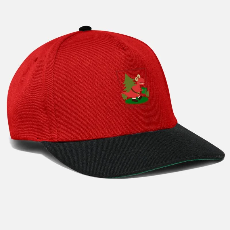 BEECHFIELD 'Santa Saurus Dino Christmas Gift Idea' Snapback Cap | Spreadshirt 4 BEECHFIELD 'Santa Saurus Dino Christmas Gift Idea' Snapback Cap | Spreadshirt - Image 2