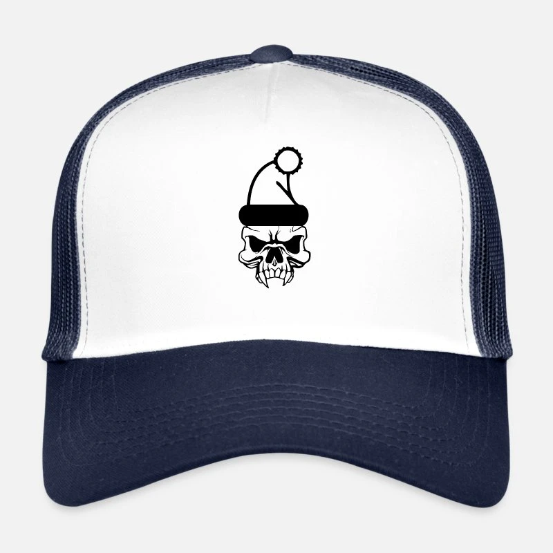 BEECHFIELD 'Skull With Christmas Hat' Snapback Cap | Spreadshirt 6 BEECHFIELD 'Skull With Christmas Hat' Snapback Cap | Spreadshirt - Image 4