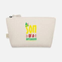 'Son Of A Nutcracker Awesome Christmas' Organic Wee Pouch | Spreadshirt -Premier Home Living Shop son of a nutcracker awesome christmas organic wee pouch 4