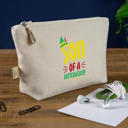 'Son Of A Nutcracker Awesome Christmas' Organic Wee Pouch | Spreadshirt 1 'Son Of A Nutcracker Awesome Christmas' Organic Wee Pouch | Spreadshirt -Premier Home Living Shop son of a nutcracker awesome christmas organic wee pouch