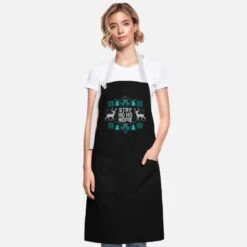 'Stay Ho Ho Home Ugly Christmas Christmas Home' Apron | Spreadshirt