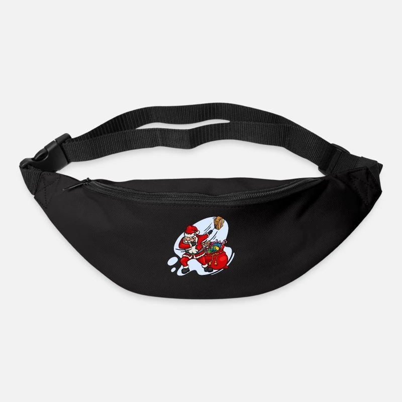 'Sweet Dab Dabbing Santa Claus Xmas Christmas' Bum Bag | Spreadshirt 4 'Sweet Dab Dabbing Santa Claus Xmas Christmas' Bum Bag | Spreadshirt - Image 2