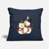 'Sweet Snowmen I Christmas Winter Gift' Pillowcase 17,3'' X 17,3'' (45 X 45 Cm) | Spreadshirt -Premier Home Living Shop sweet snowmen i christmas winter gift pillowcase 173 x 173 45 x 45 cm