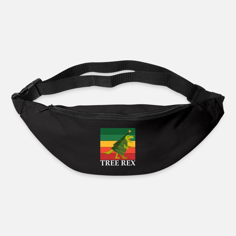 'Tree Rex Christmas Dinosaur Gift Saying' Bum Bag | Spreadshirt 4 'Tree Rex Christmas Dinosaur Gift Saying' Bum Bag | Spreadshirt - Image 2