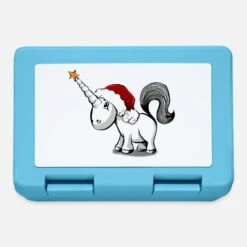 'Unicorn Christmas' Lunchbox | Spreadshirt -Premier Home Living Shop unicorn christmas lunchbox 2