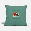 'We Wish You A Pawfect Christmas Cat And Dog' Sofa Pillow With Filling 45cm X 45cm | Spreadshirt -Premier Home Living Shop we wish you a pawfect christmas cat and dog sofa pillow with filling 45cm x 45cm