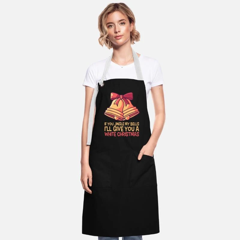 'White Christmas, Gift Jingle Bells Xmas' Apron | Spreadshirt 3 'White Christmas, Gift Jingle Bells Xmas' Apron | Spreadshirt