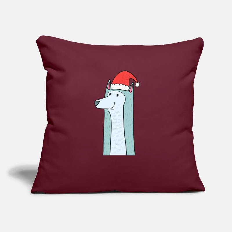'Wolf Dog Christmas Kids Shirt Gift' Pillowcase 17,3'' X 17,3'' (45 X 45 Cm) | Spreadshirt 3 'Wolf Dog Christmas Kids Shirt Gift' Pillowcase 17,3'' X 17,3'' (45 X 45 Cm) | Spreadshirt