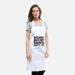'Worst Secret Santa Gift 2018 Christmas Gift' Apron | Spreadshirt