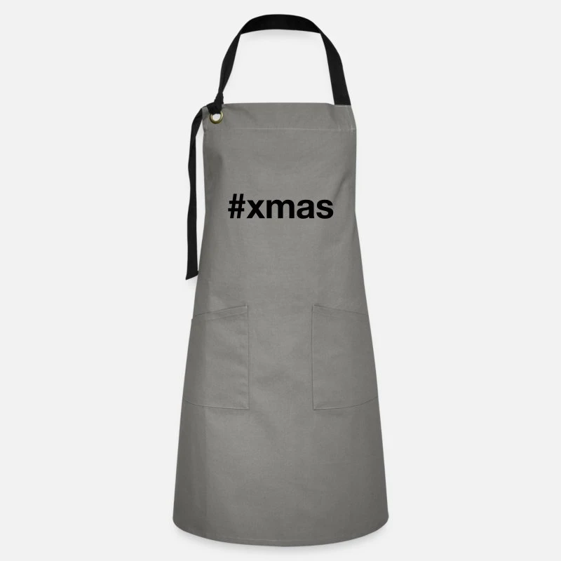 'XMAS Christmas Weihnachten' Artisan Apron | Spreadshirt 5 'XMAS Christmas Weihnachten' Artisan Apron | Spreadshirt - Image 3