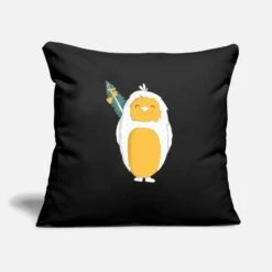 'Yeti With Christmas Tree' Pillowcase 17,3'' X 17,3'' (45 X 45 Cm) | Spreadshirt